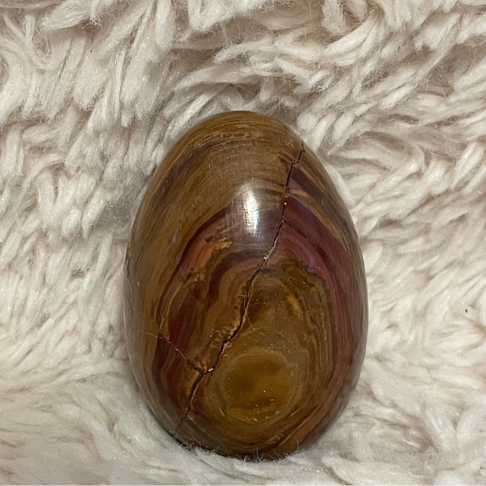 Set of 12 different sizes and types alabaster eggs - Picture 11 of 12